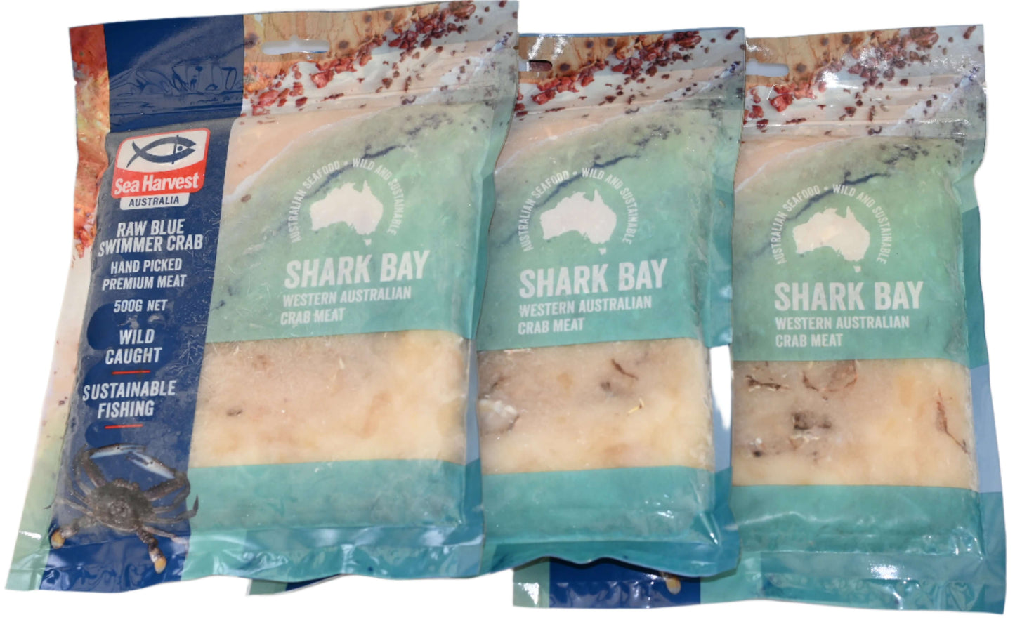 Blue Swimmer Crab, Raw Meat, (Approx. 500 gr)