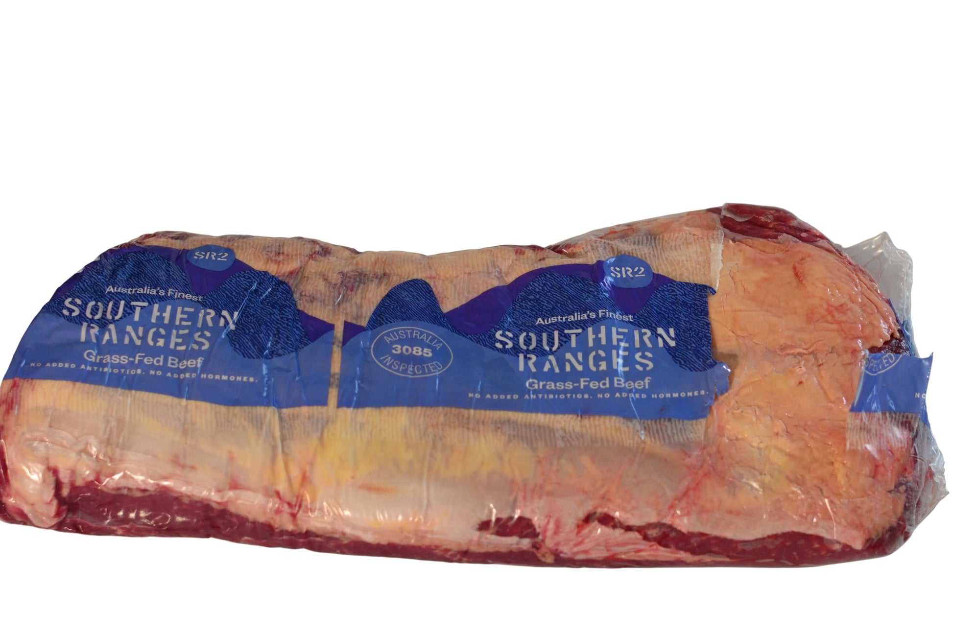 Southern Ranges Grass-Fed Brisket MB4+, packed and ready for slow cooking, weighing approximately 5.5 - 6kg.