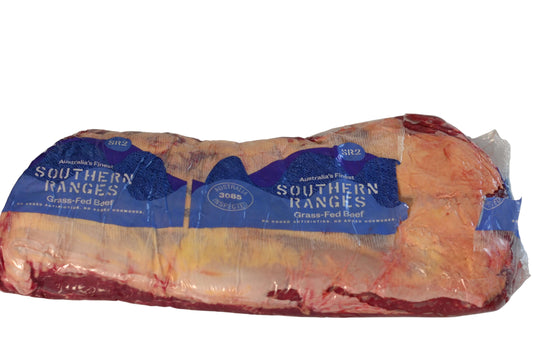 Southern Ranges Grass-Fed Brisket MB4+, packed and ready for slow cooking, weighing approximately 5.5 - 6kg.