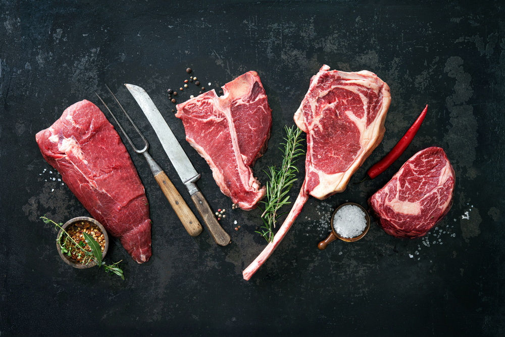 Meat steak platter